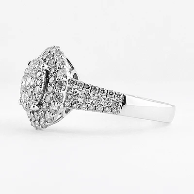 Diamond Cluster Ring