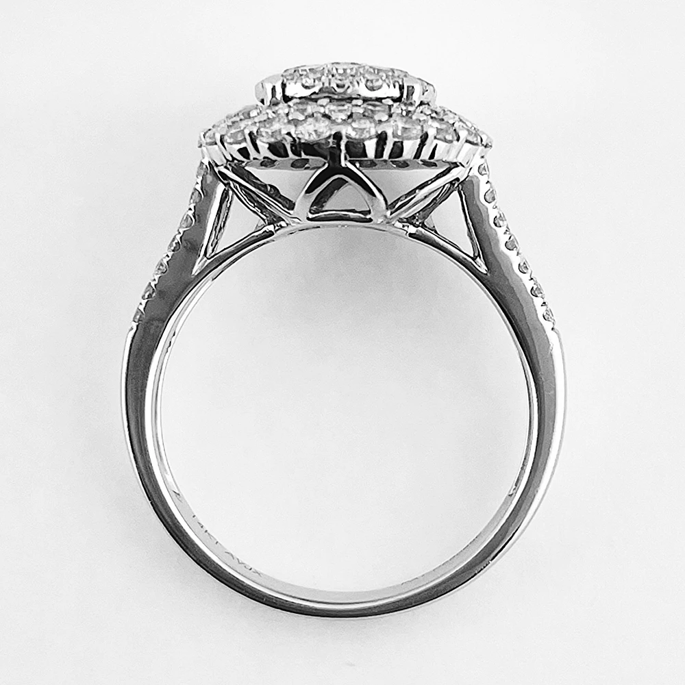 Diamond Cluster Ring