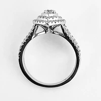 Marquis Shape Diamond Cluster Ring