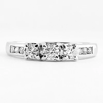 Three Stone Diamond Ring