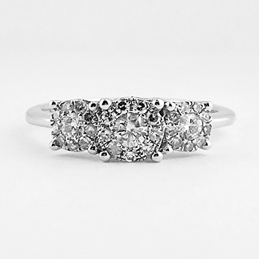 Diamond Cluster Ring