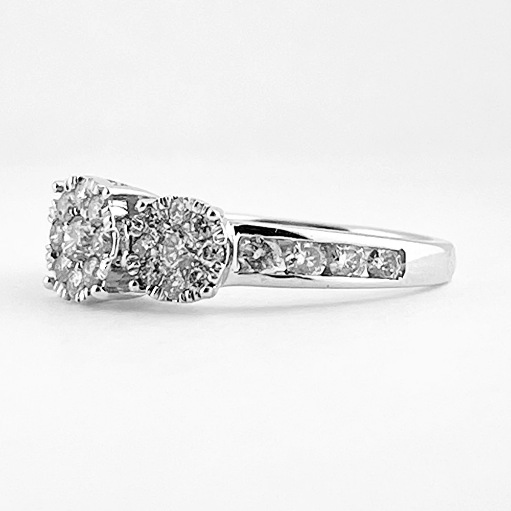 Diamond Cluster Ring