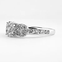 Diamond Cluster Ring