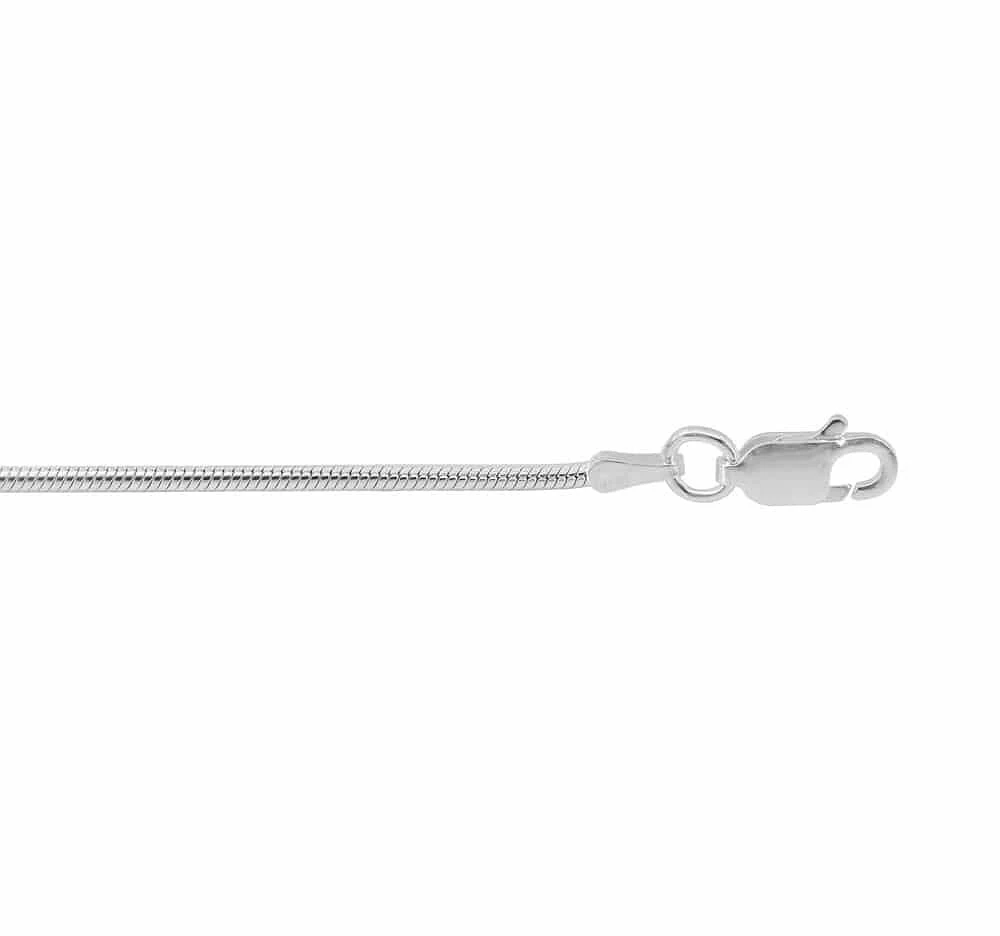 Sterling Silver, 1.2mm Snake Chain