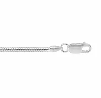 Sterling Silver, 2.3mm Snake Chain