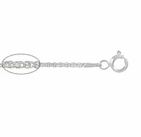 Sterling Silver, 1.4mm Spiga Chain