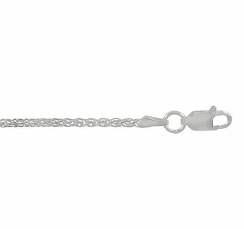 Sterling Silver, 1.9mm Spiga Bracelet