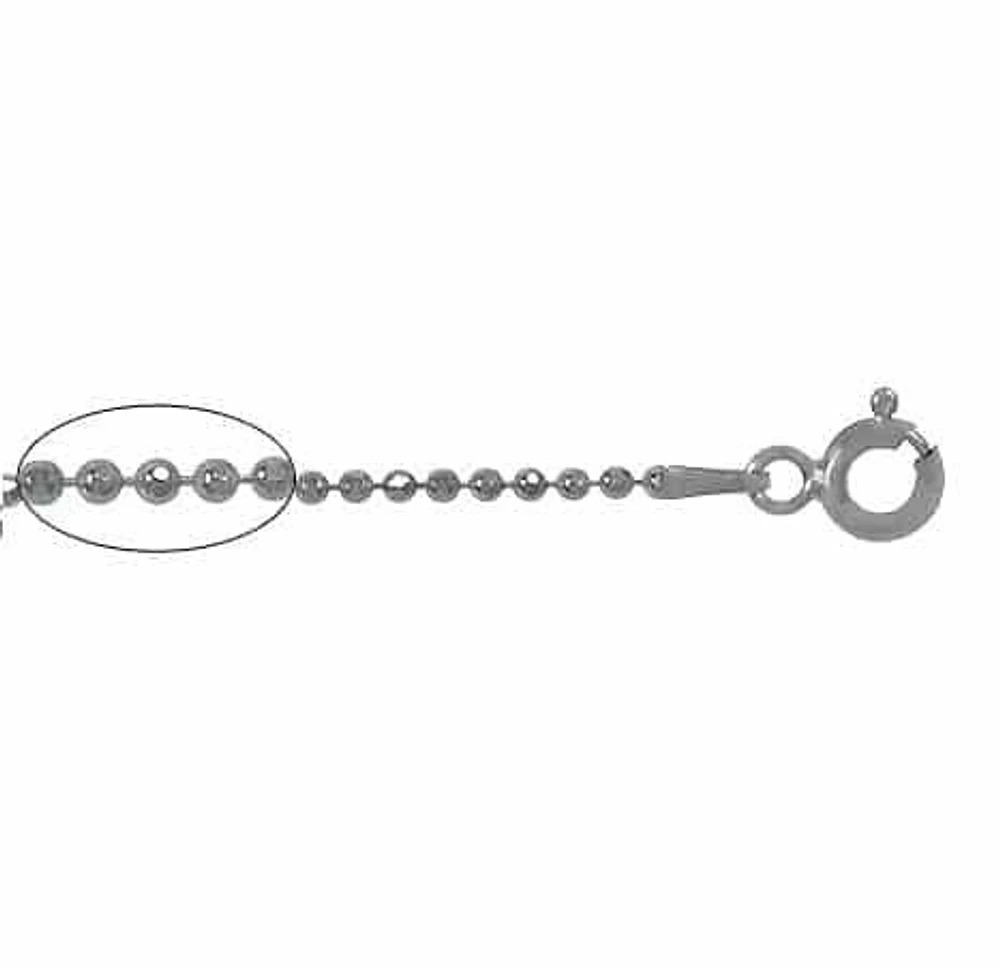 Sterling Silver With Rhodium
