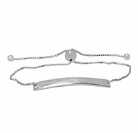 Sterling Silver Adjustable ID Bracelet