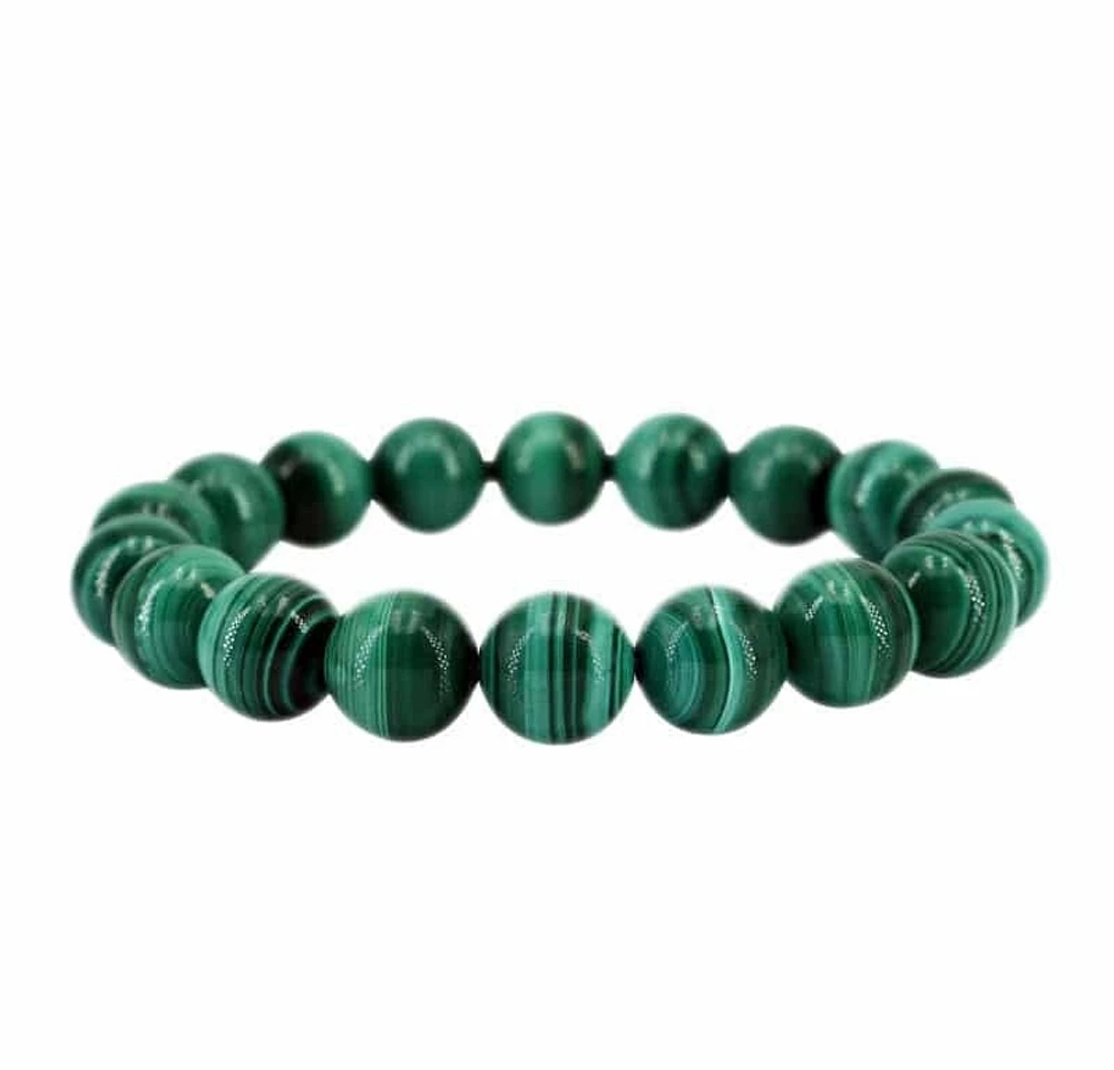 Malachite Elastic Bracelet 6, 8 & 10mm