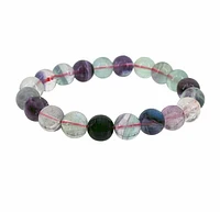 Fluorite Elastic Bracelet 6, 8 & 10mm