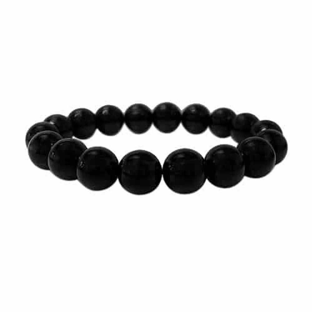 Black Obsidian Elastic Bracelet