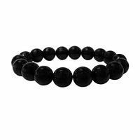 Black Obsidian Elastic Bracelet