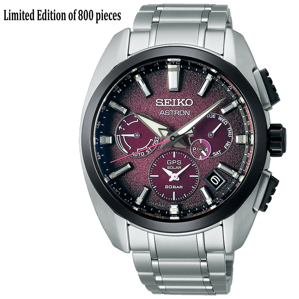 Astron GPS Purple Dial 43MM Limited Edition Solar SSH101