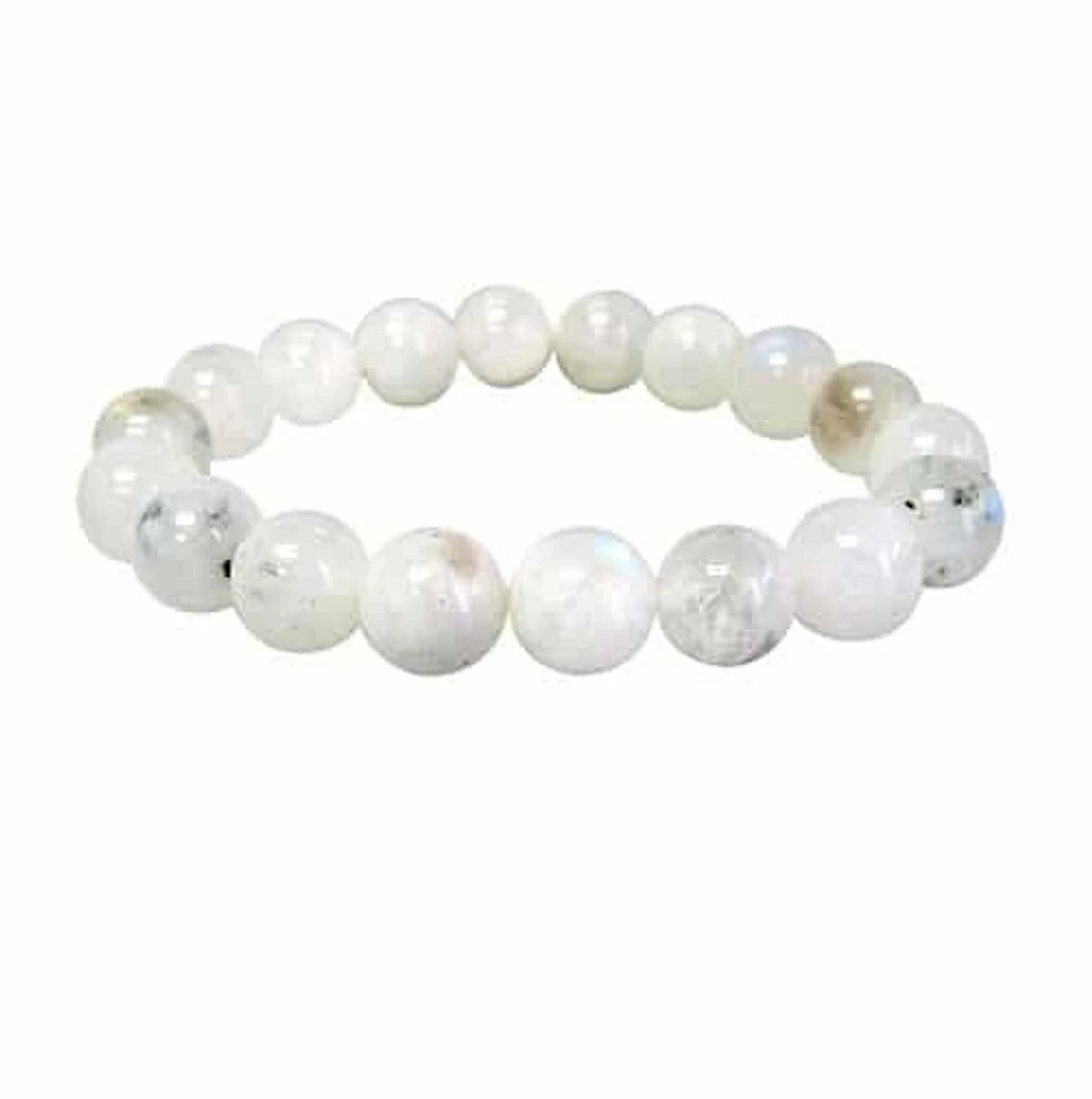 Rainbow Moonstone Elastic Bracelet