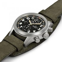 Khaki Field Auto Chrono Black Dial 44MM Automatic H71706830