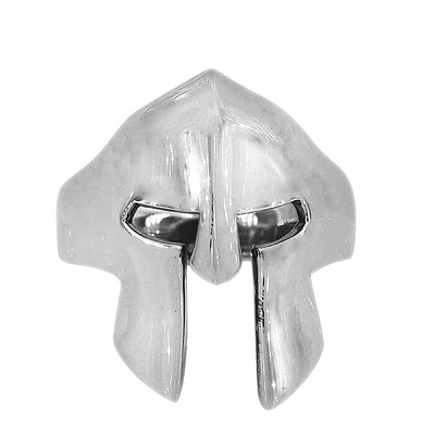 Sterling Silver, 25mm Helmet Ring