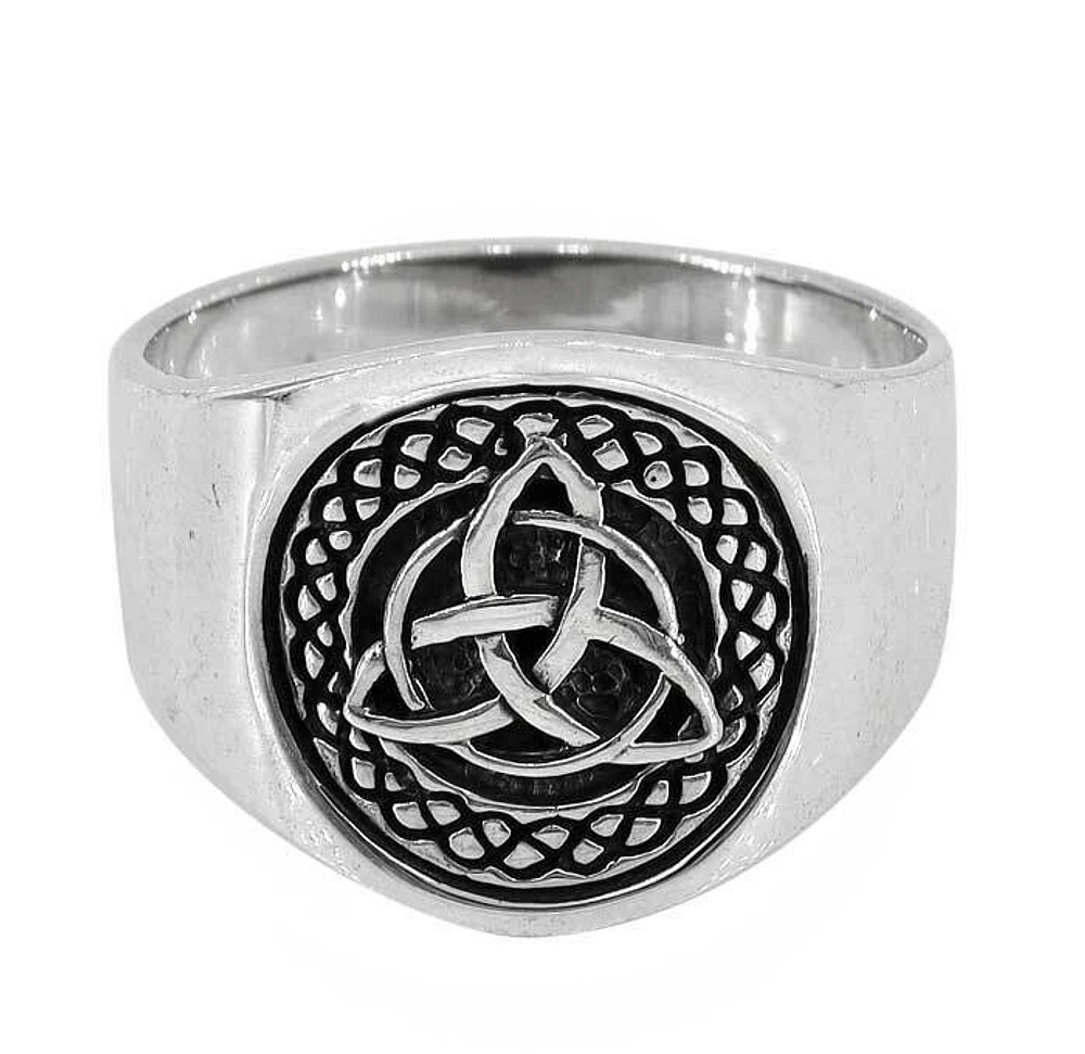 Sterling Silver, 17mm Celtic Knot Rings