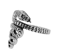 Sterling Silver, Snake Ring, 21mm Width
