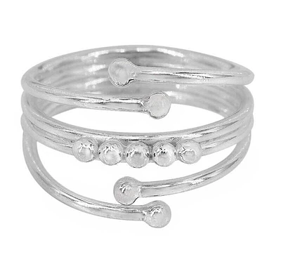 Sterling Silver, 2.5mm Ball Bead Ring, 15mm Width