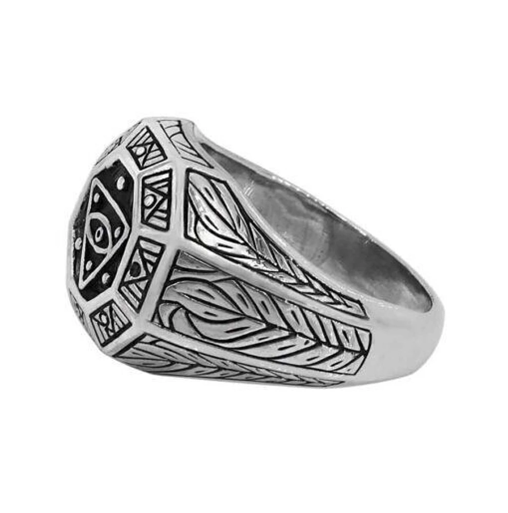 Sterling Silver, Eye Ring, 17mm Width