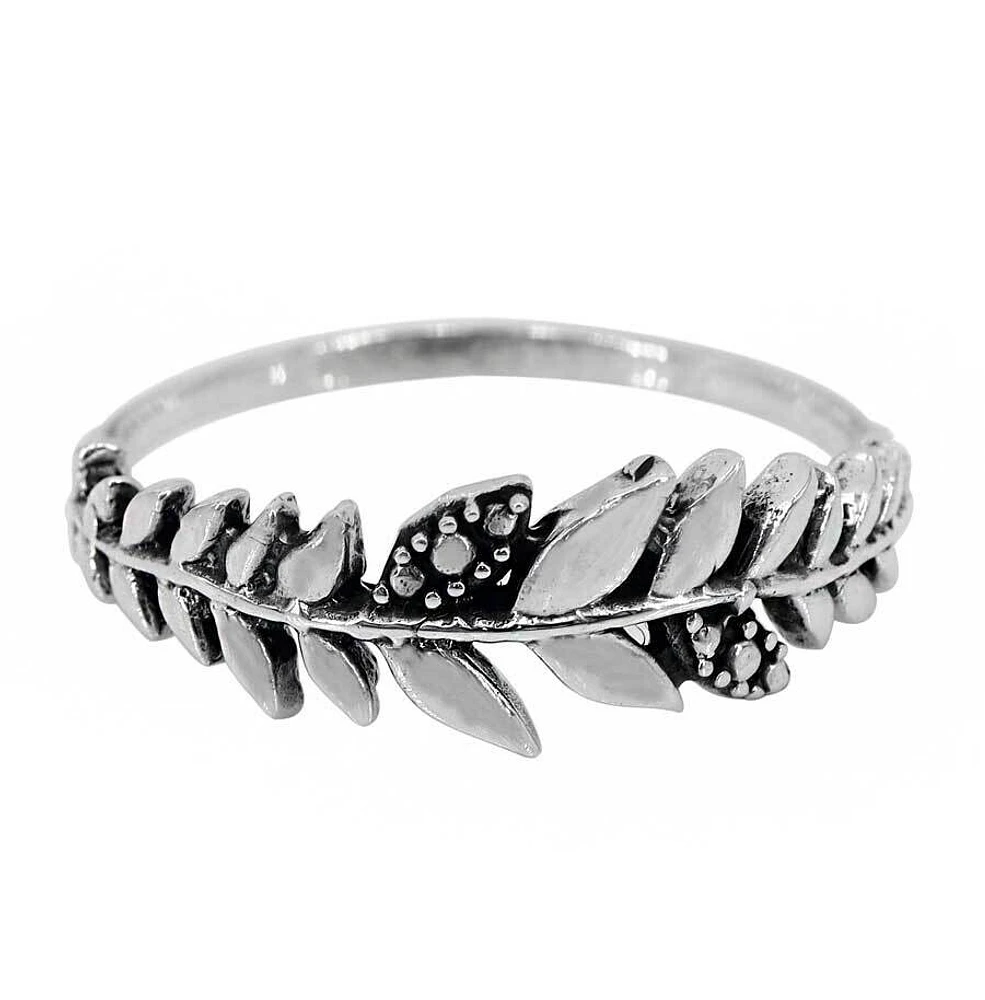 Sterling Silver, Leaf Ring