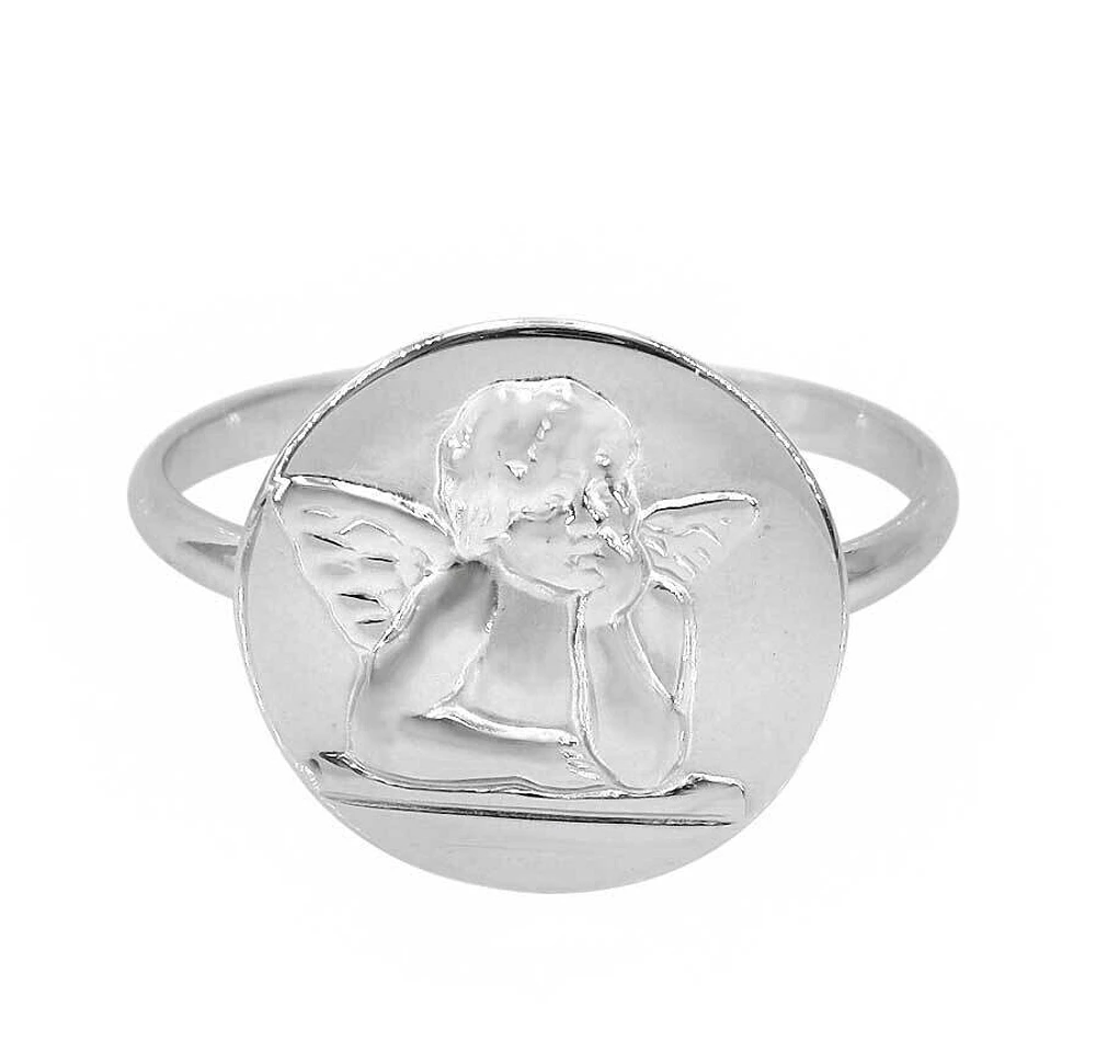 Sterling Silver, 14mm Angel Ring, 1.5mm Band