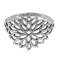 Sterling Silver Flower Ring