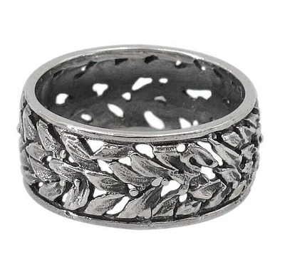 Sterling Silver Leaf Ring