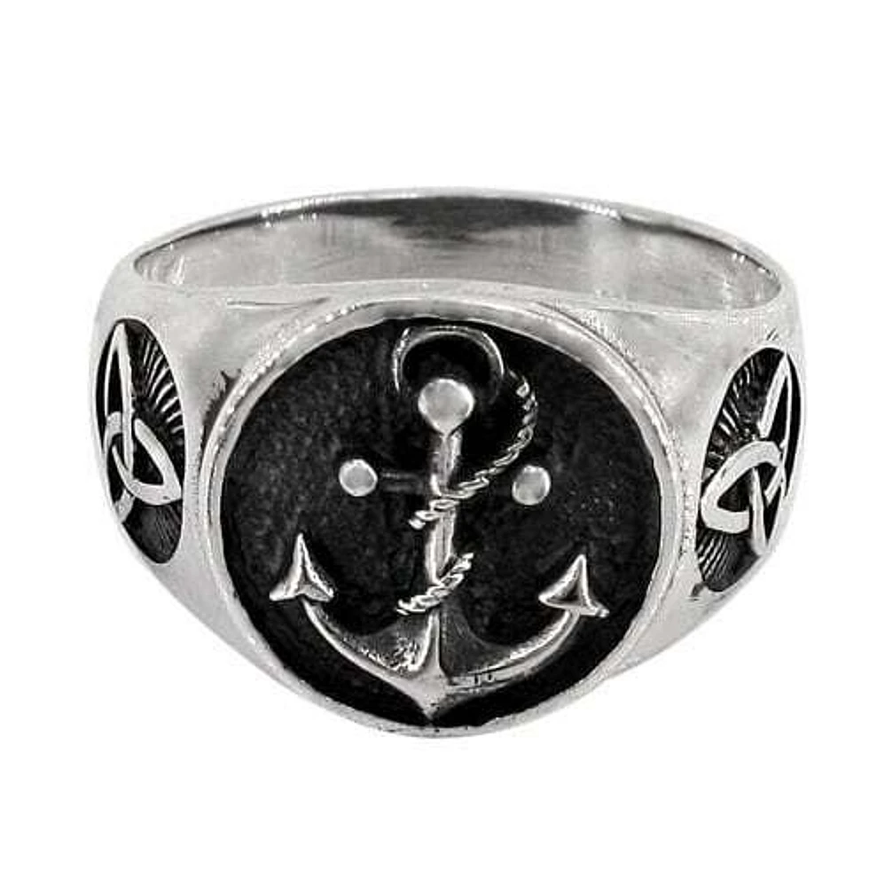 Sterling Silver Anchor Ring