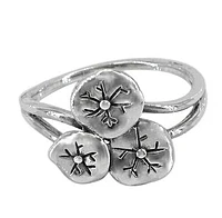 Sterling Silver Flower Ring