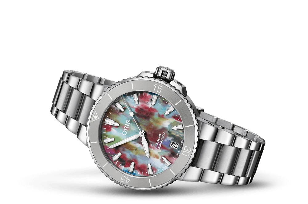 Oris Aquis Date Upcycle Multicoloured Dial 37MM Automatic