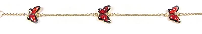 10K Yellow Gold Butterfly Children's Bracelet