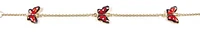 10K Yellow Gold Butterfly Children's Bracelet