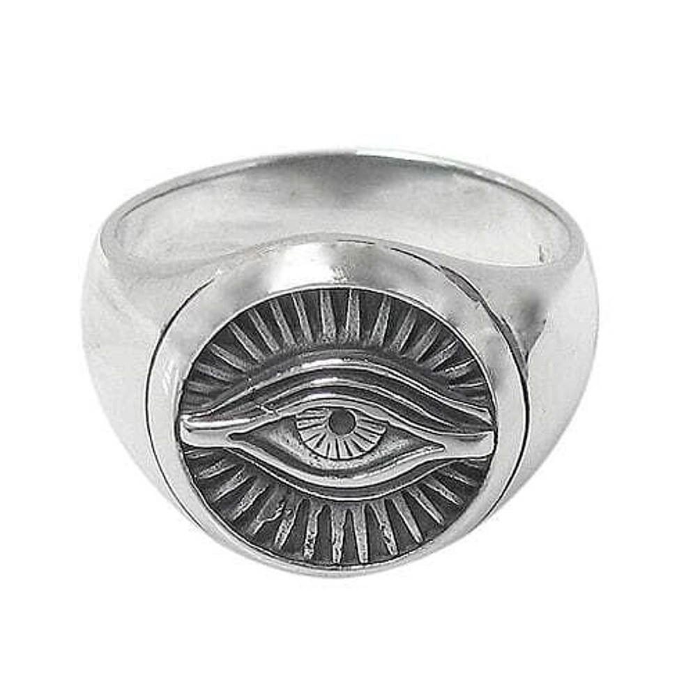 Sterling Silver, Eye Of Providence Ring