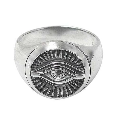 Sterling Silver, Eye Of Providence Ring