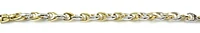 10K Yellow & White Gold Fancy Cluster Link Two Tone Bracelet