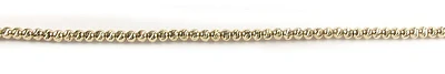 10K Yellow Gold Shimmer Cut Mini Bead Bracelet