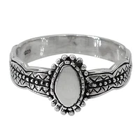 Sterling Silver Ring, 10mm Width