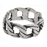 Sterling Silver Chain Style Ring