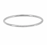 Sterling Silver Round Stack Band, 1mm Width