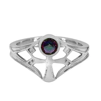Sterling Silver With Rhodium