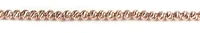 10K Rose Gold Fancy Ball Bracelet