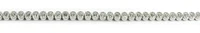 10K White Gold Round Stone Bezel Cubic Bracelet