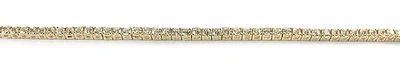 10K Gold Round Cubic Bracelet