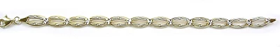 10K Yellow Gold Fancy Link Bracelet