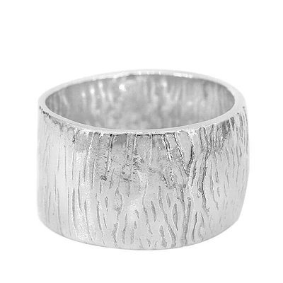 Sterling Silver, 13mm Width Ring