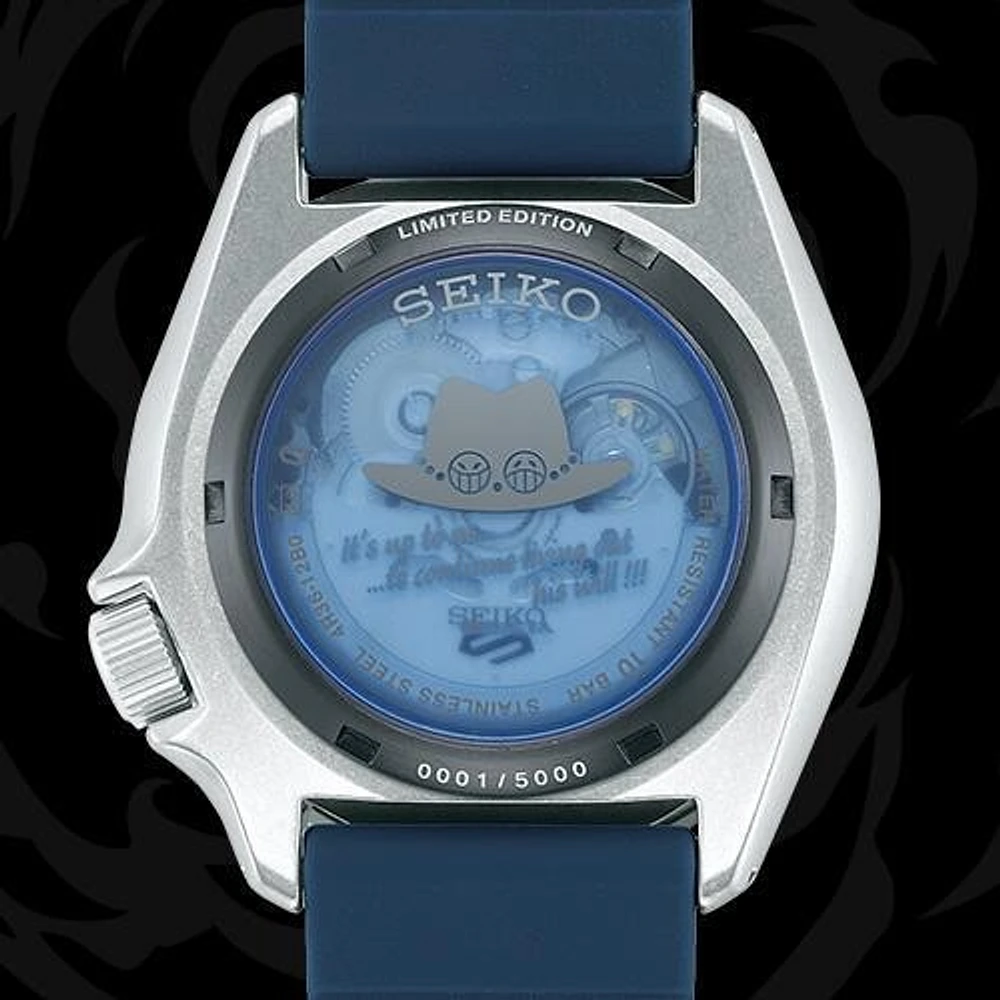 Seiko 5 Sports Blue Dial Limited Edition One Piece "Sabo" 43MM Automatic SRPH71