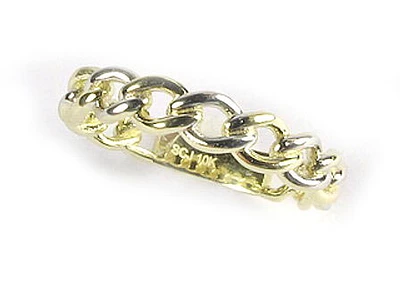 10K Yellow Gold Link Ring