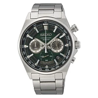 Seiko Chronograph Green Dial 41 MM Quartz SSB405P1